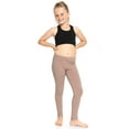 thumbnail image 2 of Stretch Is Comfort Girl's Cotton Leggings | Child Size 4 -14, 2 of 5