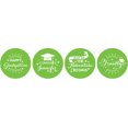 thumbnail image 2 of Darling Souvenir 190 Pcs Graduation Theme Custom Stickers for chocolate Candy Labels-Light Green, 2 of 2