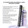 thumbnail image 2 of Shampoo Ácido Hialurónico Nefertiti – Hidratante Intenso para Cabello Seco, Daños y Frizz – Brillo y Suavidad Profesional, 2 of 7