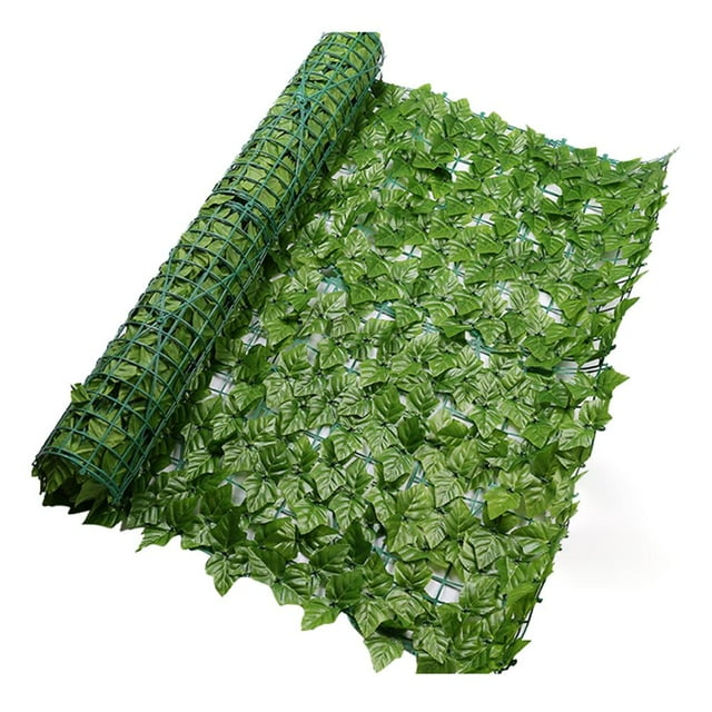 Artificial Leaf Screening Roll, Easy Installation Privacy Artificial Ivy Fence Screen for Terrace Decoration