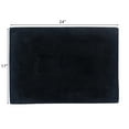 thumbnail image 3 of Tapis de Bain Mainstays Racetrack 100% Coton Noir Bath Rug, 17" x 24", 3 of 5