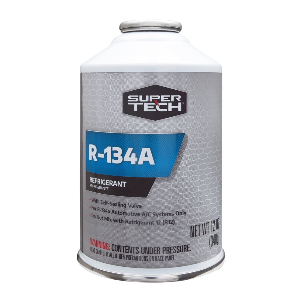 Super Tech R134a Refrigerant, 12 Oz.