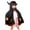 Black, variant on URMAGIC 1-5T Kids Christmas Halloween Costume Cape Vampire Demon Witch Role Play Hood Cape Girl Boys