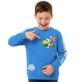 thumbnail image 3 of The Super Mario Galaxy Movie Sweatshirt Blue Sizes 6-14, 3 of 8