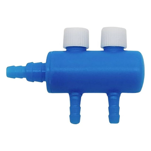Methold Válvula divisora de manguera de acuario, distribuidor de aire para tanque de peces, adaptador de bomba de refuerzo de oxígeno Type1 NO1