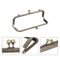 thumbnail image 4 of Uxcell Metal Purse Frames, 8.1" 4Pack Kiss Lock Clasp Frame for Coin Bag Sewing DIY, Bronze, 4 of 6