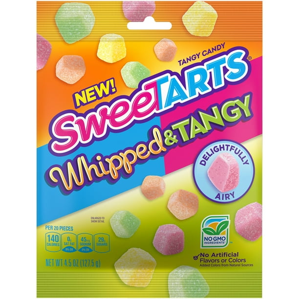 Sweetarts Whipped & Tangy Sweet Tarts 4.5 Ounce Bag (Pack of 3