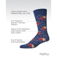 thumbnail image 3 of MeMoi Men's Pass The Popcorn Bamboo Blend Novelty Crew Sock - Mens - Male, 10-13, Denim, 3 of 10