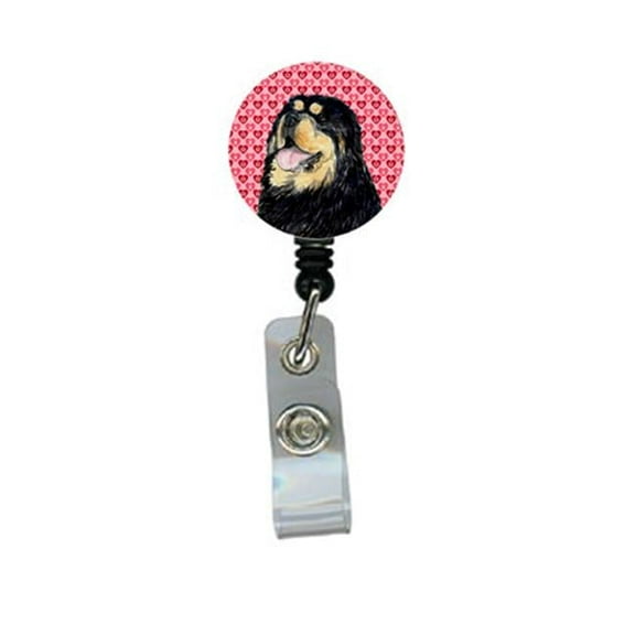 Carolines Treasures SS4512BR Tibetan Mastiff Retractable Badge Reel Or Id Holder With Clip