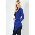 thumbnail image 2 of TheLovely Women & Plus Heavy Dobby V-Neck Rolled Short Sleeve Blouse Top, 2 of 3