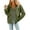 Green, variant on TKLPEHG Winter Jacket Women Casual Long Sleeve Collared Jacquard Coats Trendy Button Jacket with Pockets (Green,L)