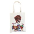 thumbnail image 2 of Moocorvic Cross Stitch Shopping Bag diamond Embroidered Canvas Handbag, 2 of 2