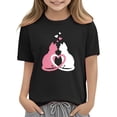 thumbnail image 6 of breaise Short Sleeve Tshirt for Boys Girls Valentine's Day Graphic Shirt 2026 Summer Loose Fit Crewneck Tops, 6 of 9