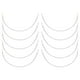 thumbnail image 5 of 6 pares de varillas de repuesto para sujetadores plateados - Varillas de acero inoxidable - Resistentes Copa D, 5 of 9