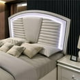 thumbnail image 5 of FOA Plumley 3-Piece White Wood Bedroom Set - King + Nightstand + Dresser, 5 of 10