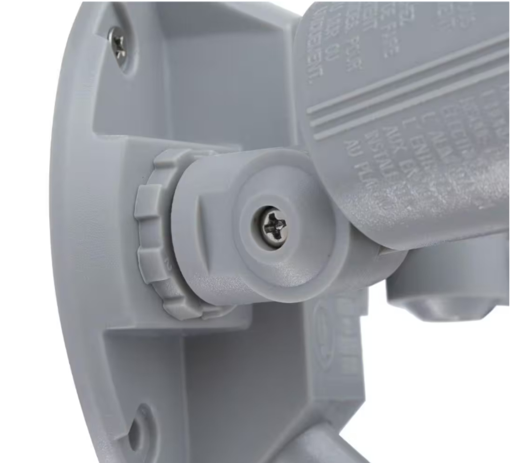 Defiant 110 Degree Motion Sensor Grey Two-Light Outdoor Flood Light