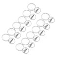 thumbnail image 1 of Unique Bargains 0.98inch Acrylic Button Pin Badge, 12 Set Round Pin Blank Buttons Badges Kit, Clear, 1 of 7