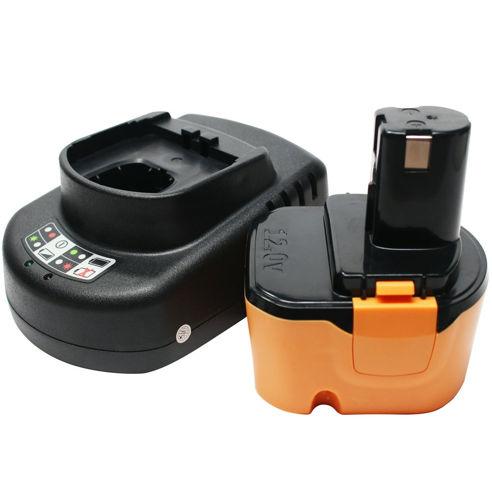 Ryobi 1400652 Battery + Universal Charger for Ryobi Replacement For