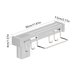 thumbnail image 3 of Fiudx Estante de Acero Inoxidable, Organizador de Cocina Multifuncional, Estante de Pared Fácil de Instalar, Solución Que Ahorra Espacio para Herramientas, Cocina Casera, Diseño Elegante y Duradero., 3 of 6
