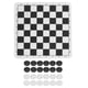 thumbnail image 2 of Juego de damas plegable: tablero de ajedrez portátil para todas las edades, 2 of 10