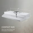 thumbnail image 6 of Zomagas 30 inch Under Cabinet Range Hood Kitchen Cooking Vent 230CFM Duct Convertible,Silver, 6 of 10