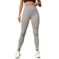 thumbnail image 1 of Gibobby Leggings de yoga para mujer Ropa deportiva para mujer, pantalones deportivos para mujer, cintura ancha, pantalones deportivos de Yoga para m(Caqui,CH), 1 of 5