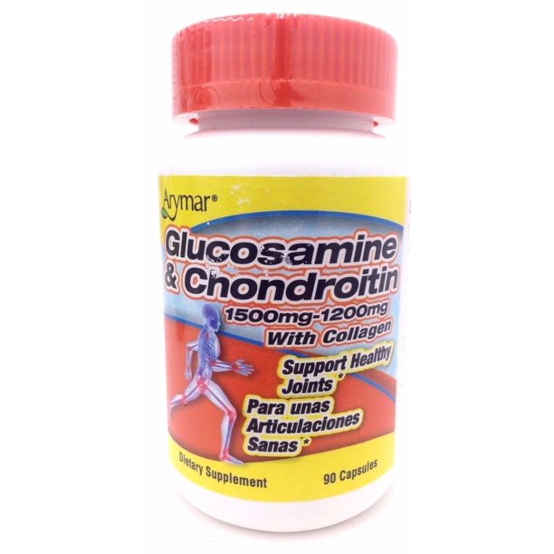 GLUCOSAMINE & CHONDROITIN 1500MG1200MG WITH COLLAGEN 90 CAP Walmart