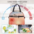 thumbnail image 4 of Balery The Sunset of Dandelion Bolsa de Almuerzo Impresa, Caja de Almuerzo Reutilizable, Bolsa Térmica Aislada para Almuerzo, Bolsa Antiderrames, 4 of 7