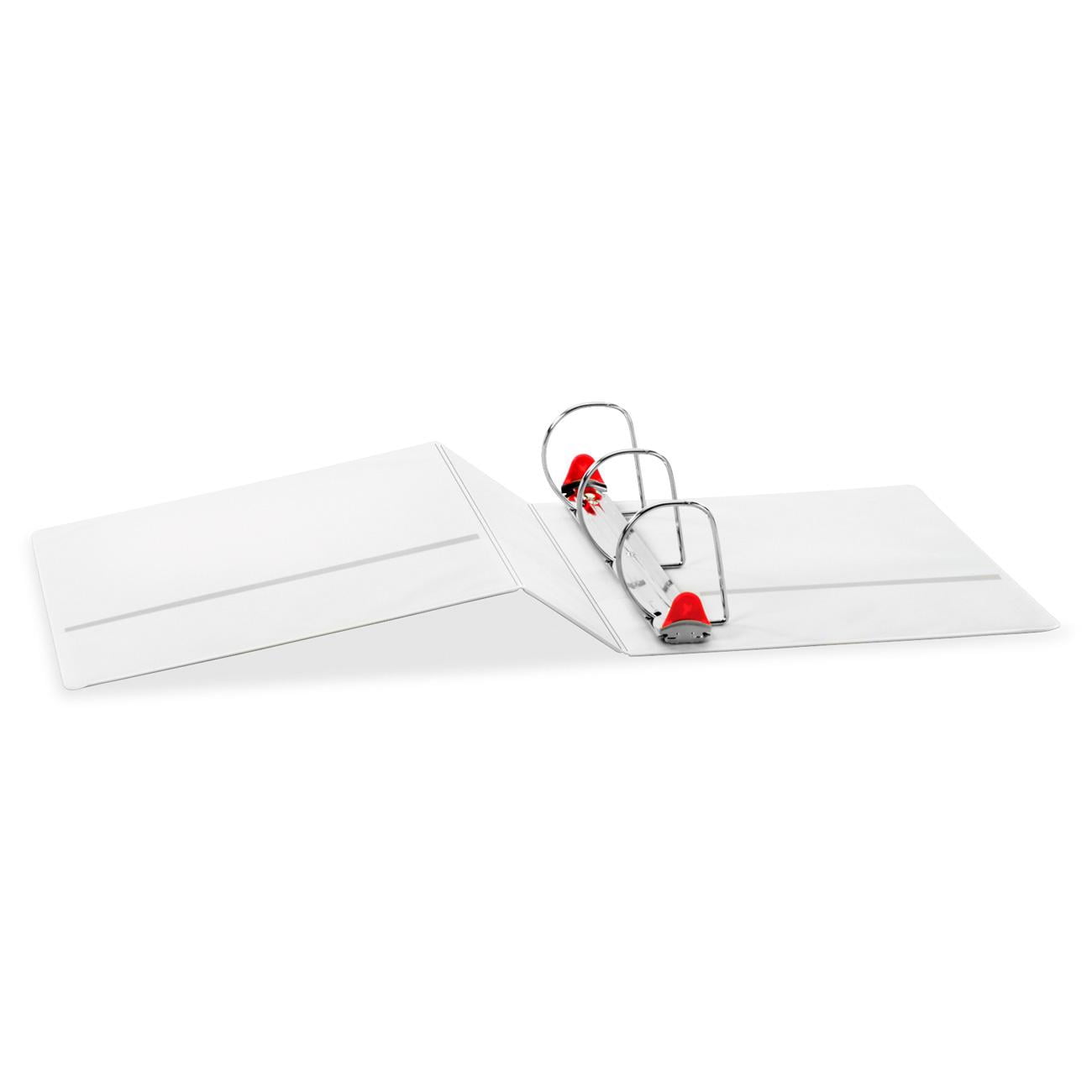 Cardinal XtraLife ClearVue Non-Stick Locking Slant-D Binder, 3" Cap, 11 x 8 1/2, White