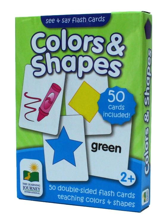 The Learning Journey See + Say Flash Cards, Colors & Shapes - Walmart.com