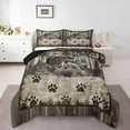 thumbnail image 1 of Erosebridal Animal Wolf Bedding Twin Comforter Set,Woodland Wildlife Down Comforter,Jungle Safari Bedding Sets Twin with Comforter,Lightweight Rustic Room Decorative,Reversible,3pcs, 1 of 8