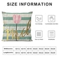 thumbnail image 5 of SHANXI Throw Pillow Covers Stripes Home Decor for Couch 18x18in, 5 of 5