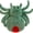 Plushie - Green, variant on Plush Spider Stuffed Animal Toy, Soft 10 inch Kawaii Halloween Plush Spider Stuffed Toys Decorations Cuddle Gift for Boys Girls and Adults (White)