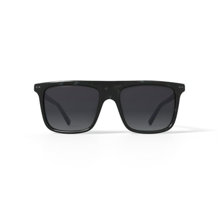 Prive Revaux Men's Rx'able Fashion Polarized Sunglasses, 'The Ollie', Flat-top, Havana, 55-17-150