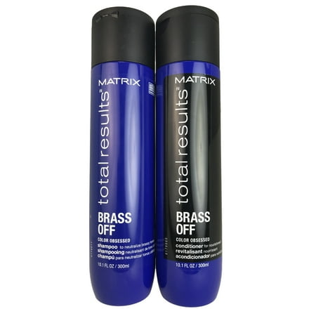 Matrix Total Results Brass Off Shampoo and Conditioner Duo, 10.1 (Best Matrix Shampoo And Conditioner)