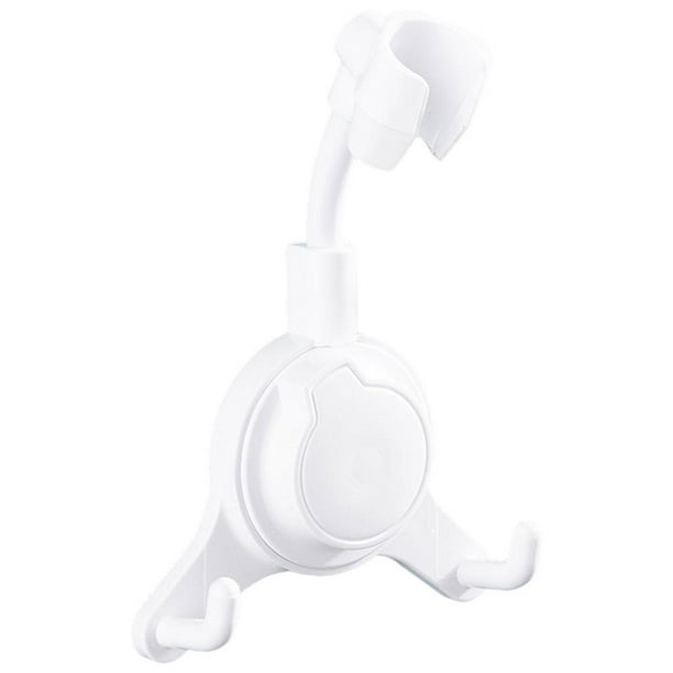 Soporte para cabezal de ducha Soporte para cabezal de ducha Soporte para baño doméstico Sin perforaciones Extraíble blanco