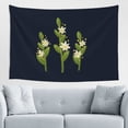 thumbnail image 4 of ZICANCN Funny Tapestry for Bedroom Aesthetic,Floral Pastel Pattern Pattern Wall Tapestry for Living Room 60x40 Inches, 4 of 8
