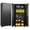 Black, variant on Wide & Deep Metal Storage Cabinet with Shelves,72 inch Tall Garage Storage Cabinet with Lock,Gray White Metal Cabinets with Locking Doors,Large Steel Lockable Cabinets for Home,Office,Shop,Garage