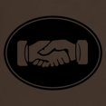 thumbnail image 3 of CafePress - Psi Upsilon Handshake T Shirt - Men's Classic Graphic Cotton T-Shirt, 3 of 4