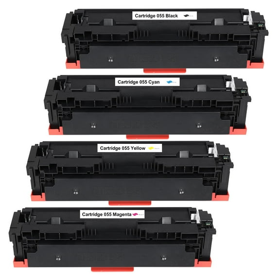 4PK High-Quality BCMY Toner Cartridge for Canon 055 - Fits Canon MF742Cdw 744Cdw 746Cx 741CDW
