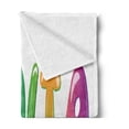 thumbnail image 2 of Olivia Soft Flannel Fleece Throw Blanket, Well-Known Traditional Girl Name with Medieval Roots Modern Funny Party Letters, Cozy Plush for Indoor and Outdoor Use, 60" x 80", Multicolor, by Ambesonne, 2 of 5