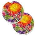 thumbnail image 1 of Flower Aster Set of 2 Cup Holder Car Coaster, 1 of 1