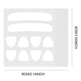 thumbnail image 2 of Parches faciales para frente mejillas mentón pegatina reutilizable suave forma de V ojo 100 Uds., 2 of 6