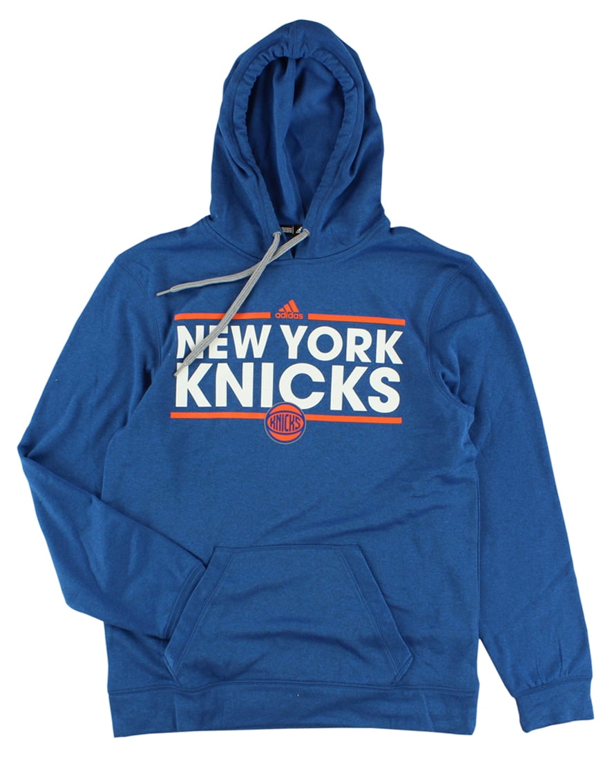 Adidas Mens New York Knicks NBA Dassler Ultimate Hoodie Blue by Adidas