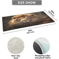 thumbnail image 3 of Coolnut Lion Bath Mat, Dry Quickly Non Slip Absorbent Bath Rug, Soft Living Room Bedroom Home Floor Mats, Bath Mats for Bathroom, Tub and Shower 20" x 39" Home Decor, 3 of 7