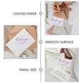 thumbnail image 2 of OULII 100Pcs Small Thank You Cards White Paper Convey Appreciation for Shops, 2 of 8