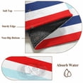 thumbnail image 6 of 2'x6' Rug Runners for Hallways Kitchen, Blue Red Striped Non Slip Entryway Beside Floor Carpet Runner, Farmhouse Stripes Simple Art Washable Laundry Room Bedroom Throw Rugs Mat for Family Pet, 6 of 8