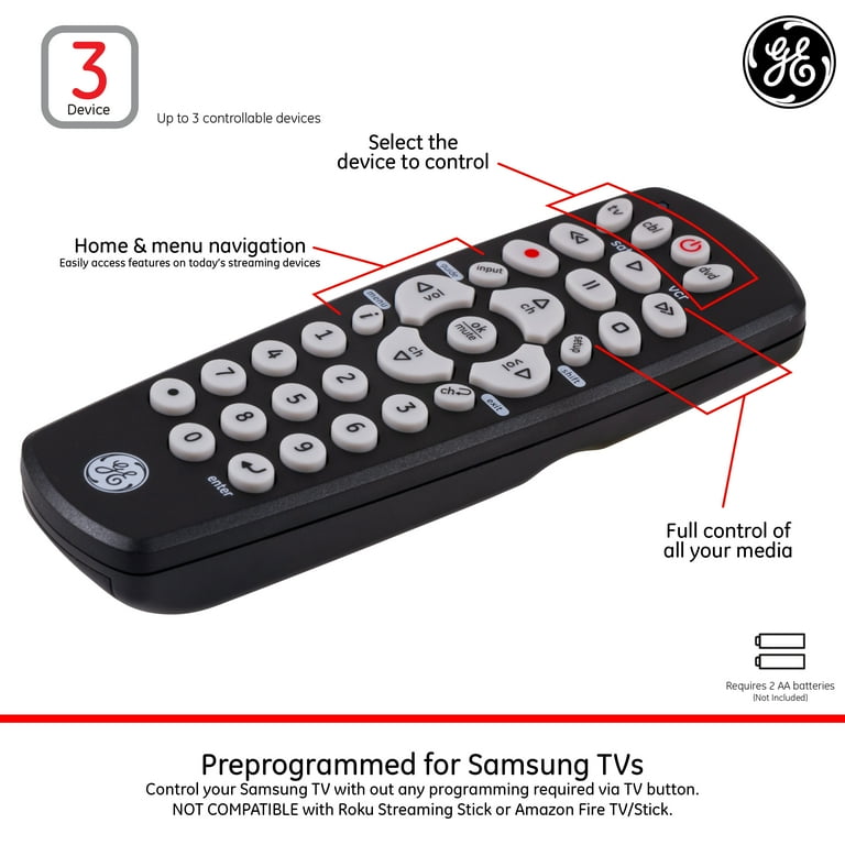 Ge Universal Remote Programming Guide
