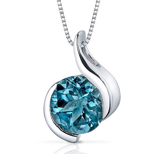 Round Blue & White Natural Diamond Mom & Baby Dog Pendant 925 Sterling Silver