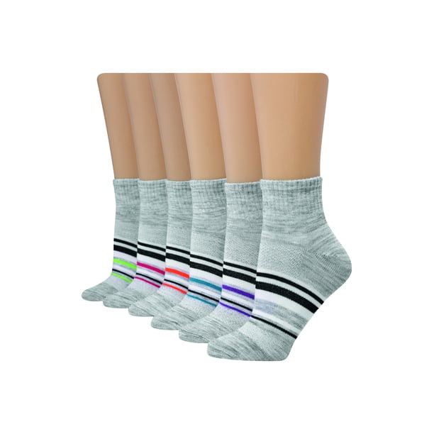 Hanes Hanes Women's Comfort Cool Lightweight Ankle Socks 6 pack